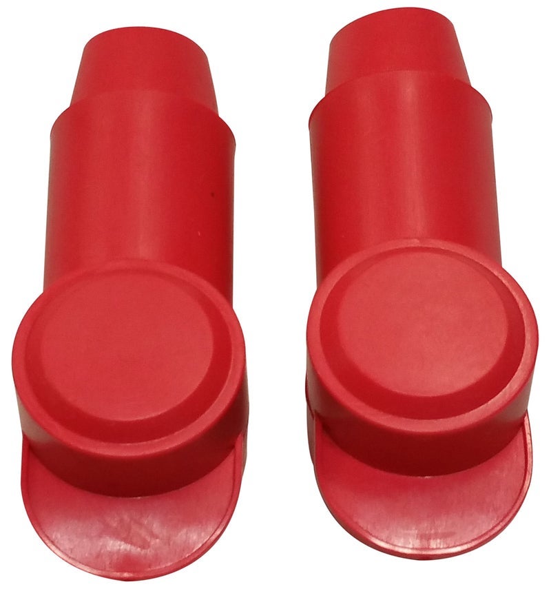 JQuad (Red) 3/8" Stud Terminal Cover - Electrical Battery Connection Insulator (2 Pack) - Image 3